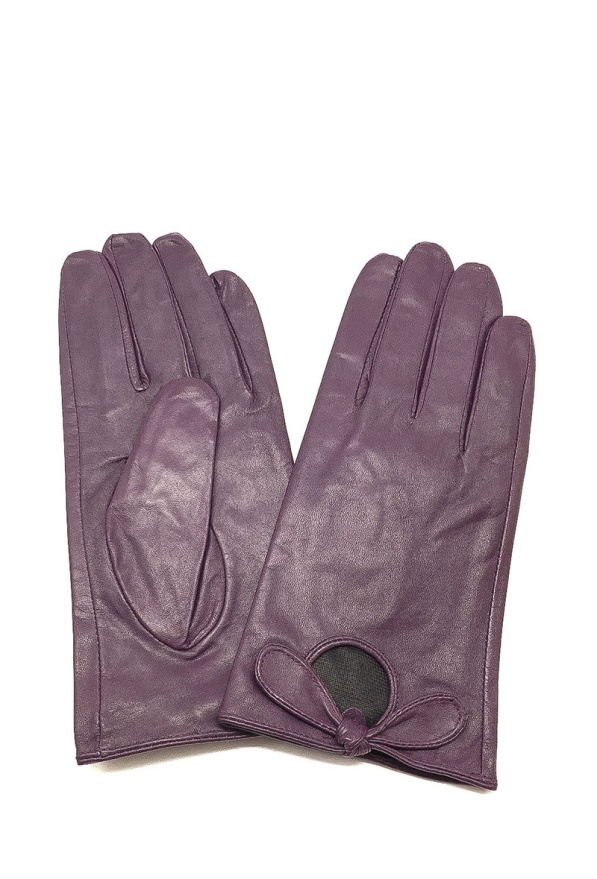 detail Kožené dámské rukavice