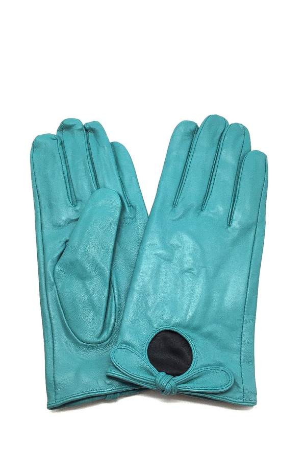 detail Kožené dámské rukavice