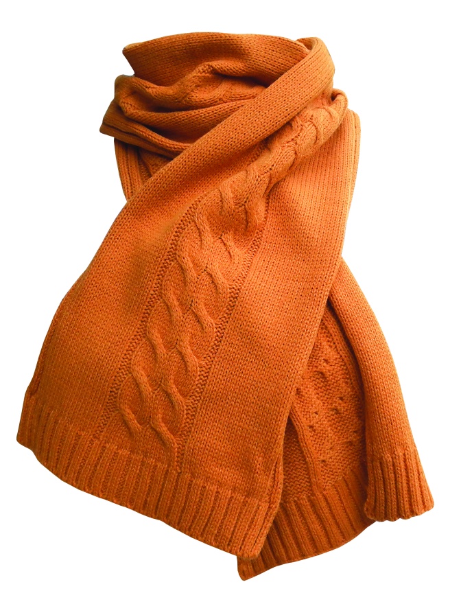 detail šála copánek