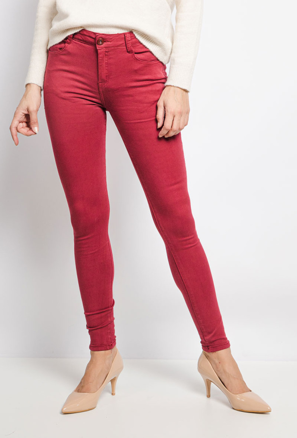 detail Kalhoty skinny