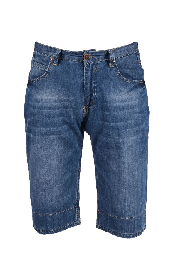 detail pánské jeans kraťasy