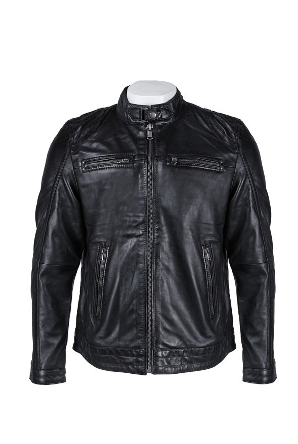 detail Kožená pánská bunda MDK 777 DODY