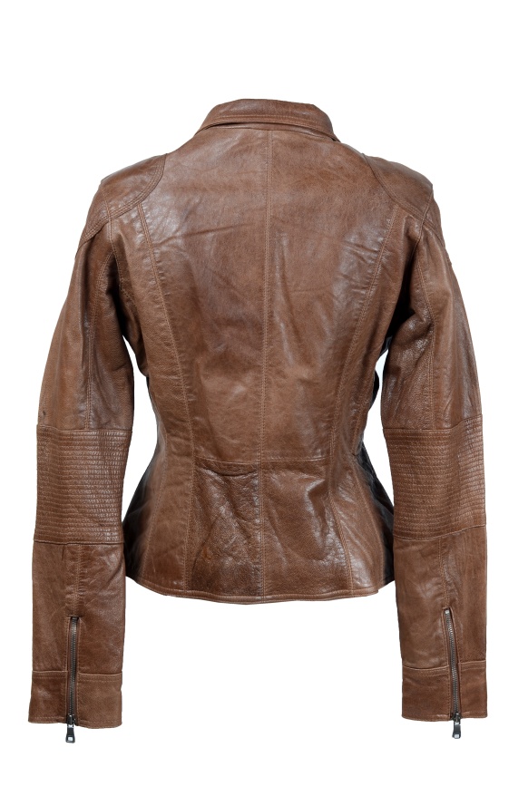 detail kožená dám. bundička