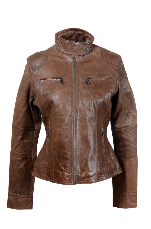 detail kožená dám. bundička, VĚTŠÍ VELIKOST