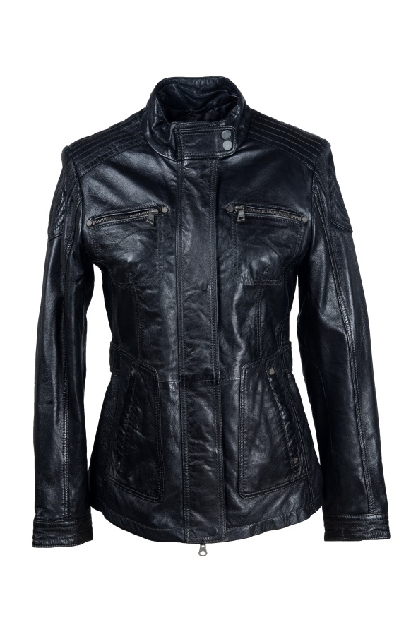 detail kožená dámská bunda, VĚTŠÍ VELIKOST