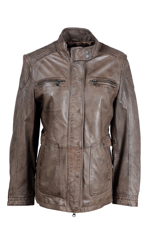 detail kožená dámská bunda, VĚTŠÍ VELIKOST