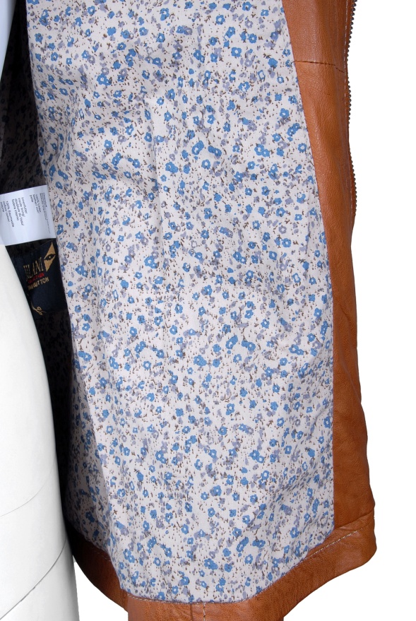 detail kožená bunda