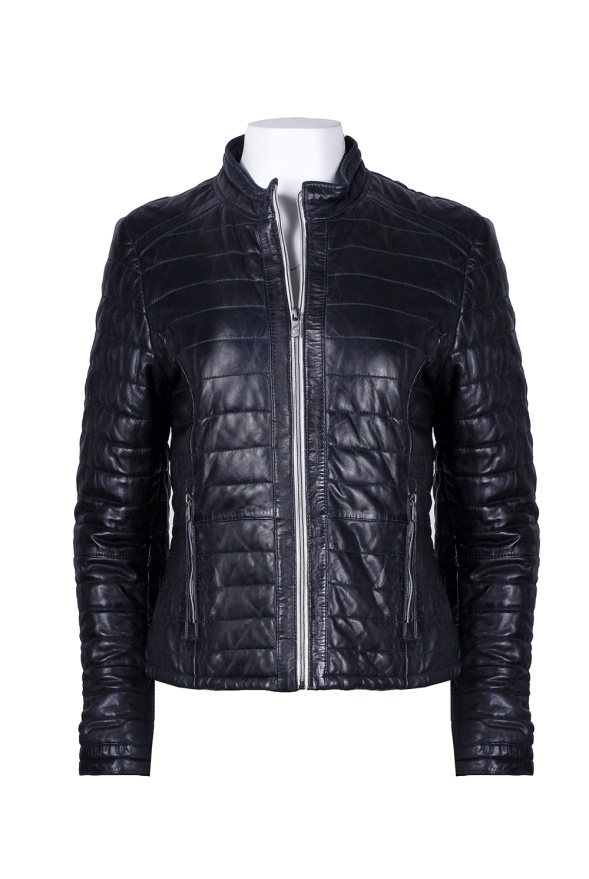 detail kožená dámská prošívaná bunda-3M Thinsulate