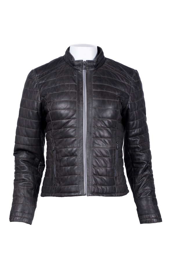 detail kožená dámská prošívaná bunda-3M Thinsulate